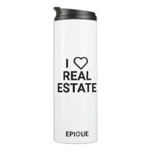 Epique I Heart Real Gods Coffee Tumbler