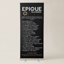 Epique på spanska banner