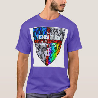 Episcopal Shield Pride 3 Long T Shirt