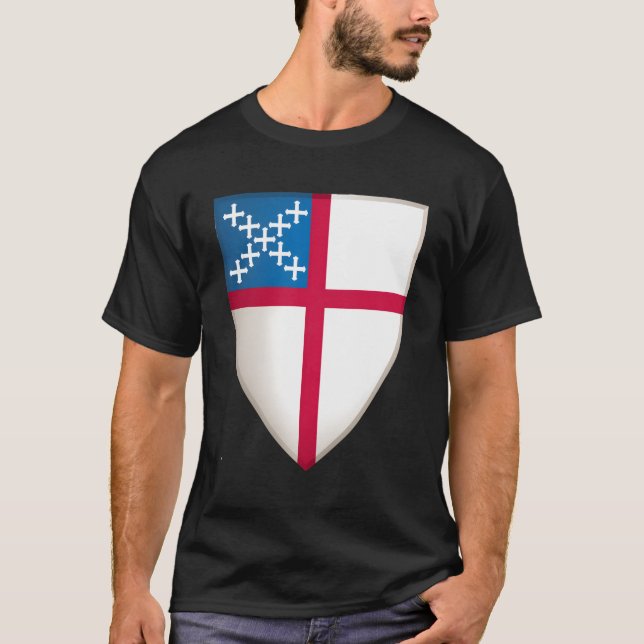 Episcopal Shield T Shirt (Framsida)