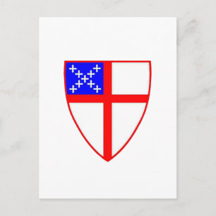 Episcopal Shield Vykort