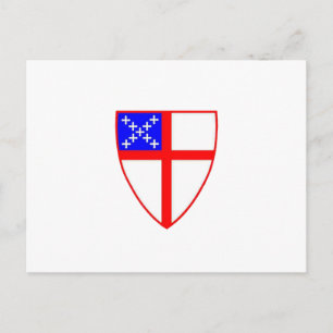 Episcopal Shield Vykort