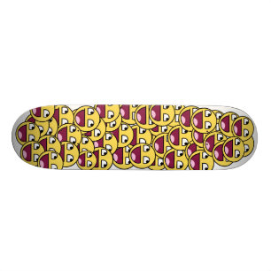Episk ansikteskateboard old school skateboard bräda 18 cm