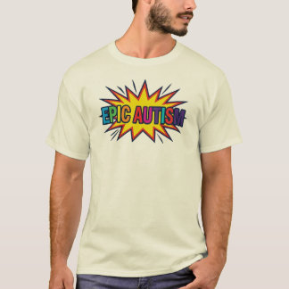 Episk Autism Stjärnexplosion Färgrik T-Shirt