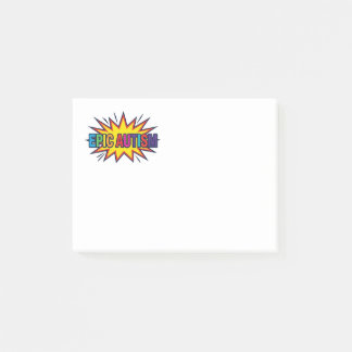 Episk Autism Stjärnexplosion Notisblock Post-it Block