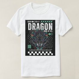 Episk Drak Grafisk T-Shirt Design