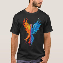 Episk Eld och Is Fenix Fantasy T Shirt