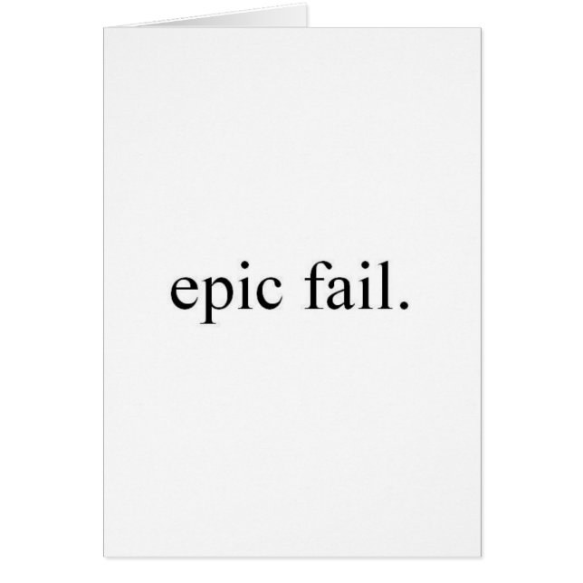episk fail. hälsningskort (Framsidan)