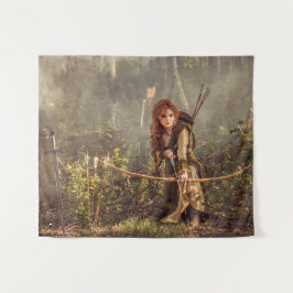 Episk Fantasybågskytt i Förtrollad Skog