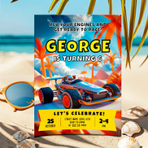 Episk Födelsedags-racingbil-äventyr