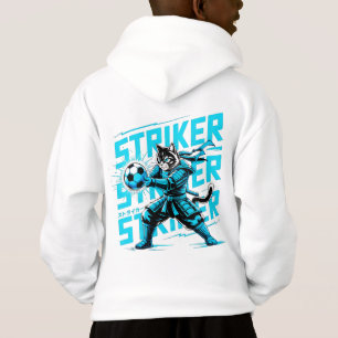Episk fotbollssamurajkatt - Cool gamer och anime-f T Shirt