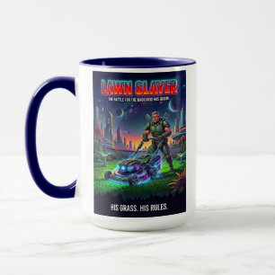 Episk Galaktisk Trädgård Hjälte Sci Fi Parodi Mugg