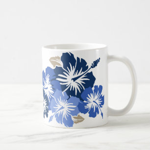 "Episk hibiskus" i blåttmugg Kaffemugg