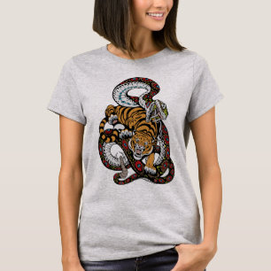 Episk kamp: Tiger vs. Orm Konst T Shirt