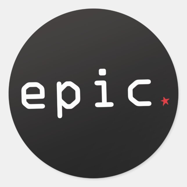 Episk klistermärke (Framsida)