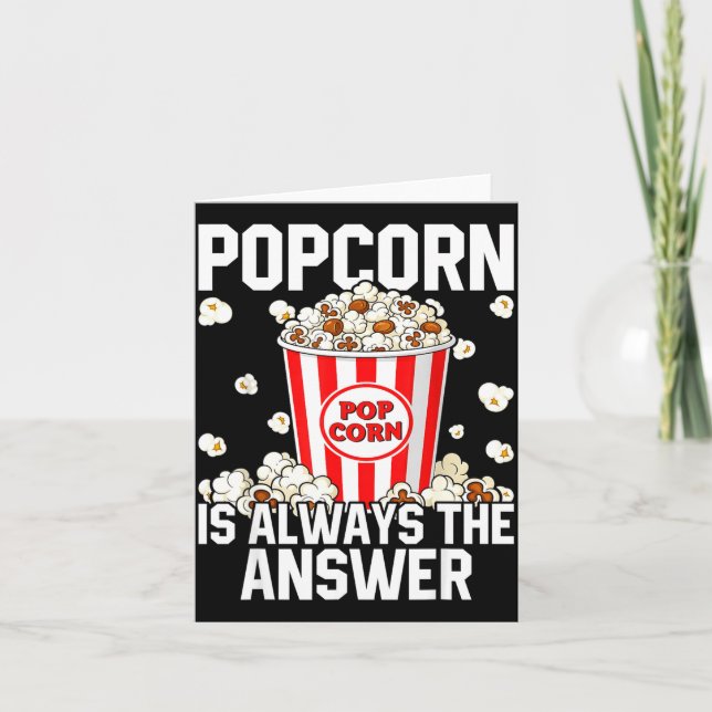 Episk kostym Popcorn Älskare Majs Pop Kort (Framsida)