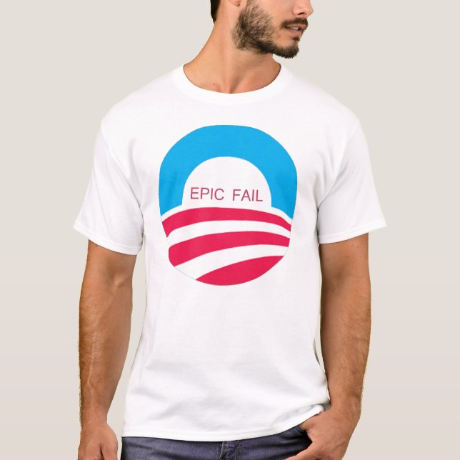 EPISK KUGGNING OBAMA T-SHIRT (Framsida)