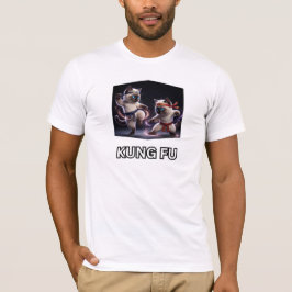 Episk Kung Fu Siamesiska Kattungar Kampsport Grafi T Shirt