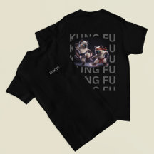 Episk Kung Fu Siamesiska Kattungar Kampsport Grafi