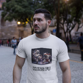 Episk Kung Fu Siamesiska Kattungar Kampsport Grafi T Shirt