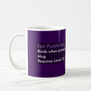 Episk lilamugg kaffemugg
