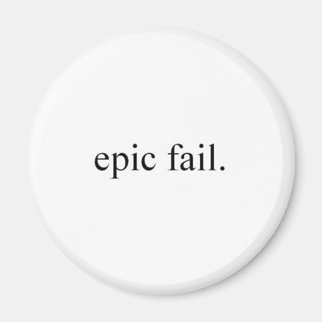 episk misslyckas. magnet (Framsidan)