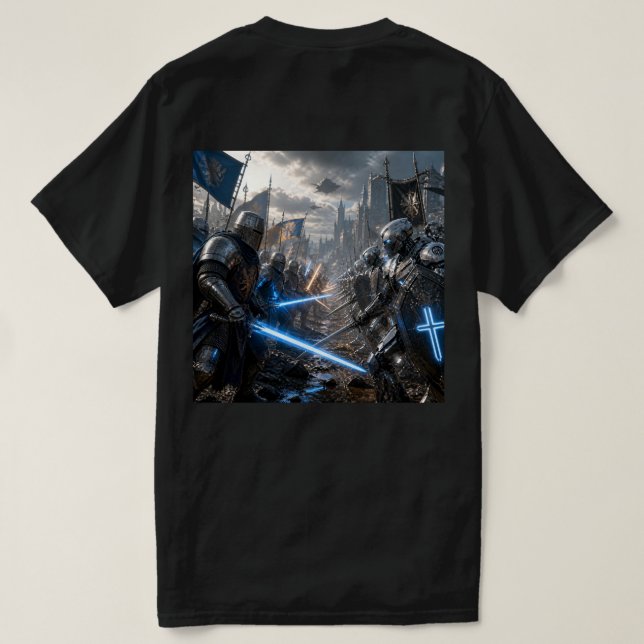 Episk Omvänd Strid T Shirt (Design baksida)