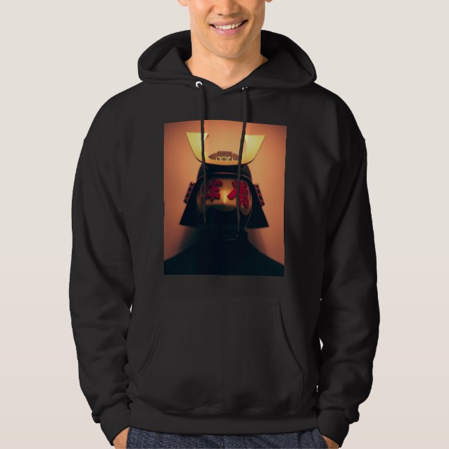 Episk samuraj hoodie (Framsida)