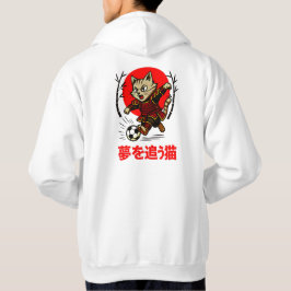 Episk Samuraj Katt japansk konst Hoodie - För män