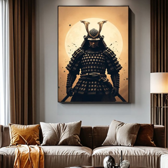 Episk Samurajkrigare Japansk Rustning Poster (Skapare uppladdad)