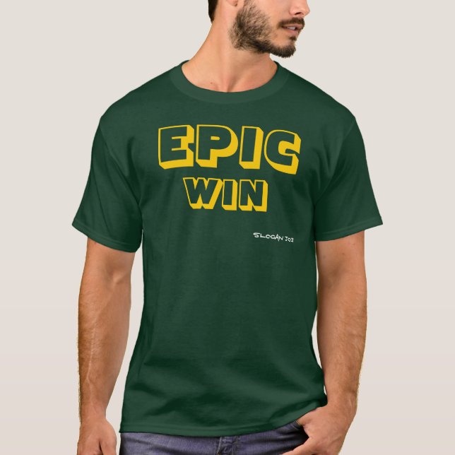 Episk seger tee (Framsida)