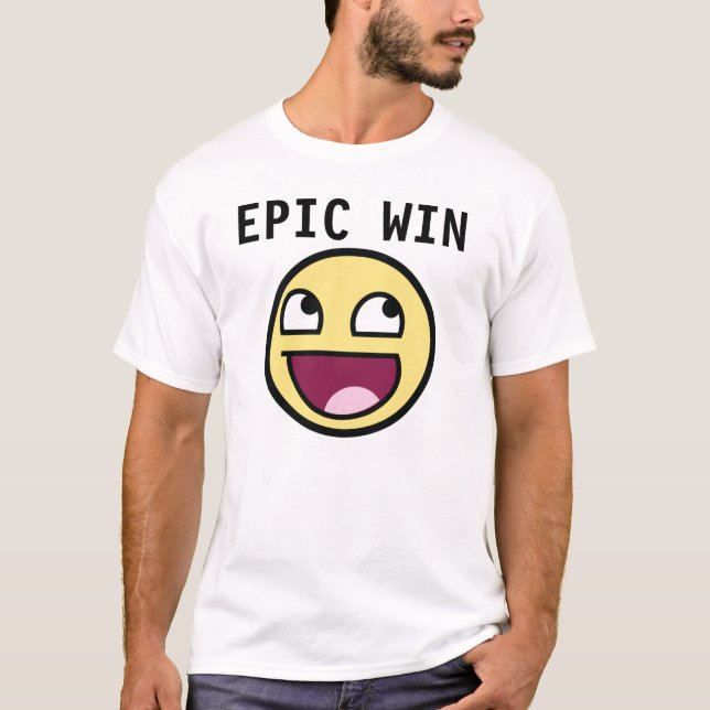Episk segerfantastisk tee (Framsida)