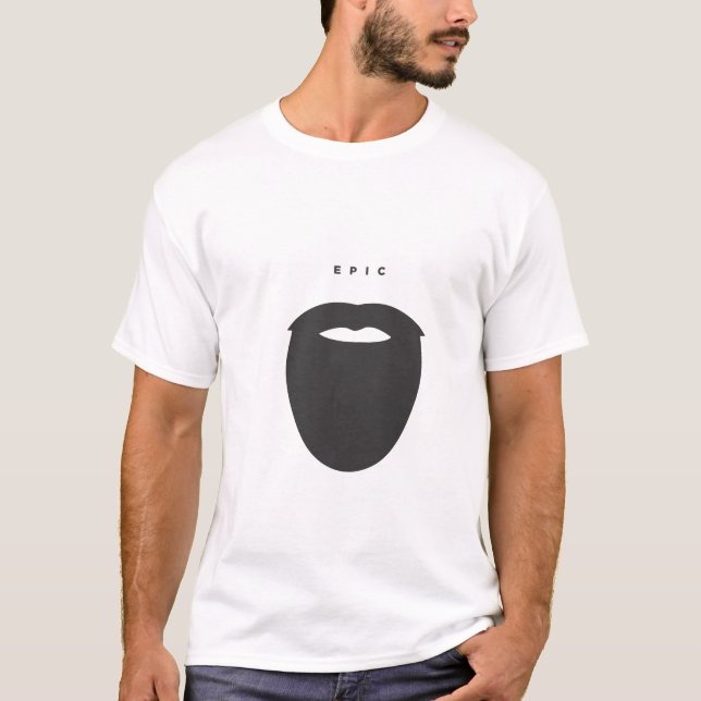 Episk skäggman t-shirt (Framsida)