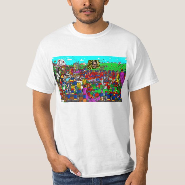 Episk strid!!! t-shirt (Framsida)