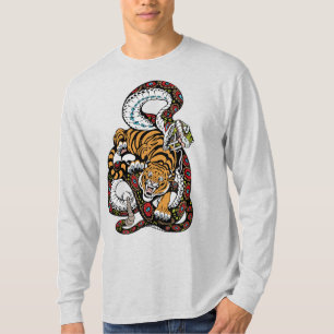 Episk Strid: Tiger mot Orm Konst T Shirt