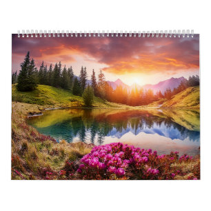 Episk vildmarksutsikt kalender
