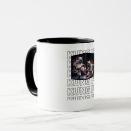 Episka Kung Fu Kattungar Kampsport Mugg