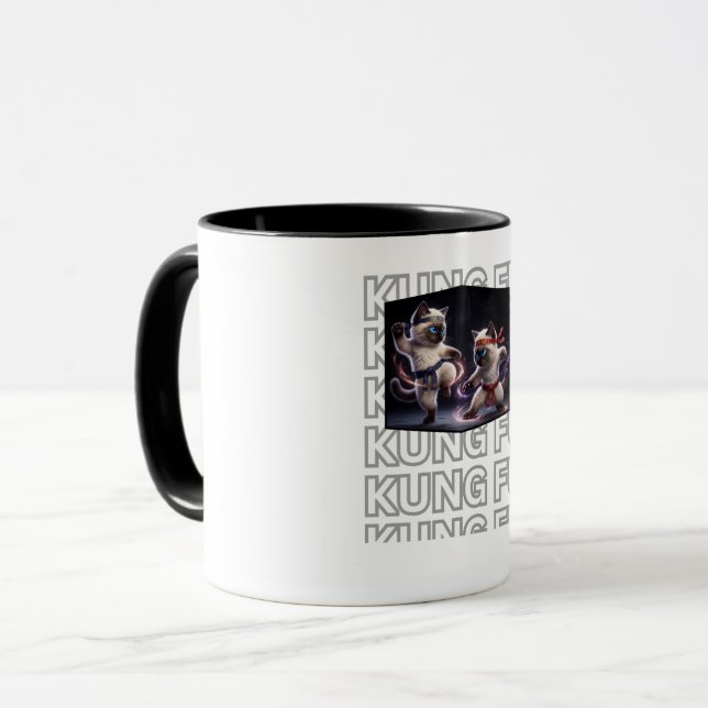 Episka Kung Fu Kattungar Kampsport  Mugg (Framsida vänster)