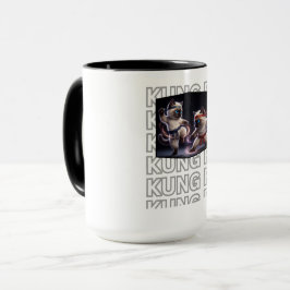 Episka Kung Fu Kattungar Kampsport Mugg