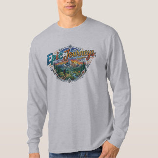 Episka resor – Äventyrsinspirerad grafisk t-shirt