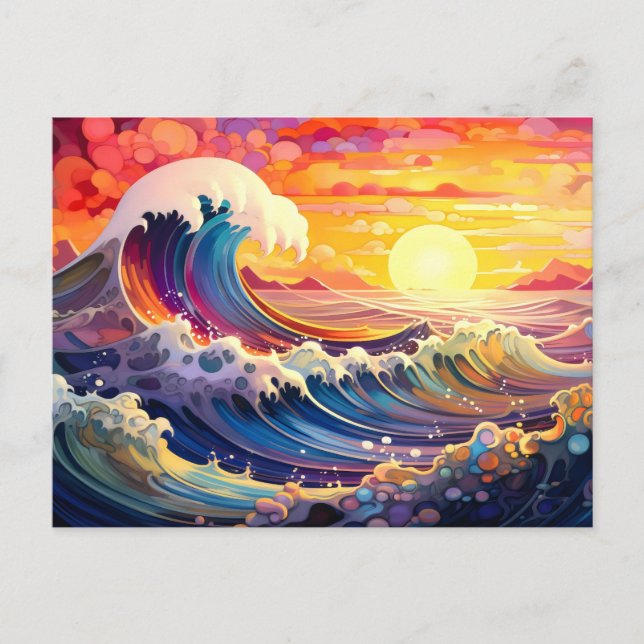 Episka vågor 11 vykort (Framsida)