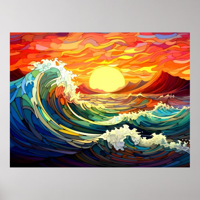 Episka vågor 7 poster (Framsidan)