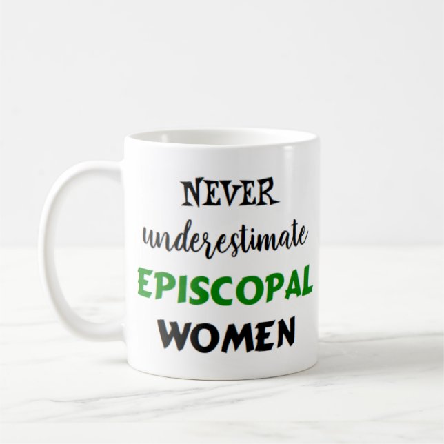 episkopala kvinnor kaffemugg (Vänster)