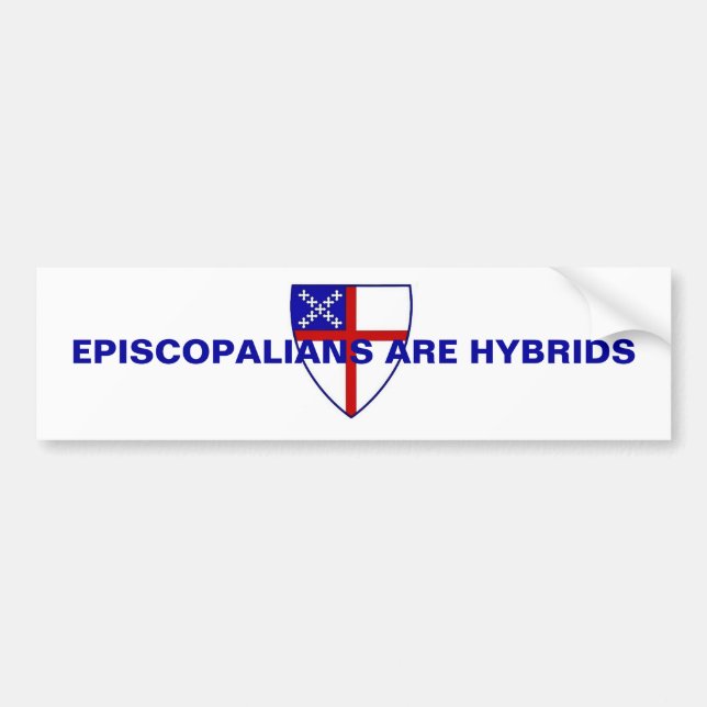 EPISKOPALIANER ÄR HYBRIDER BILDEKAL (Framsidan)
