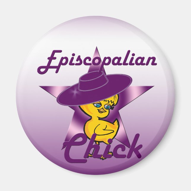 Episkopalisk Chick #9 Magnet (Framsidan)