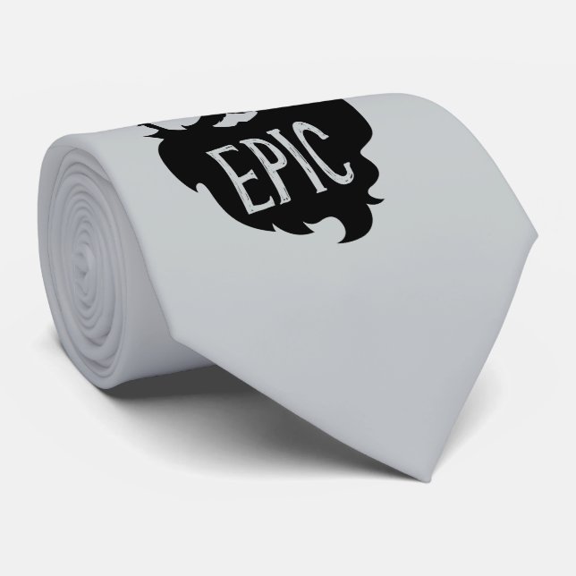 Episkt hockeyPlayoffskägg Slips (Rullad)