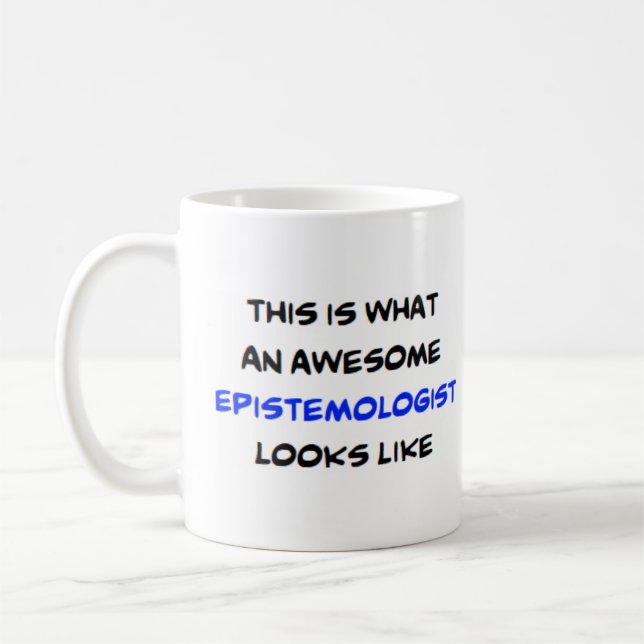 epistemolog, fantastisk kaffemugg (Vänster)