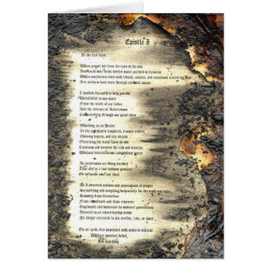 Epistle I Hälsningskort