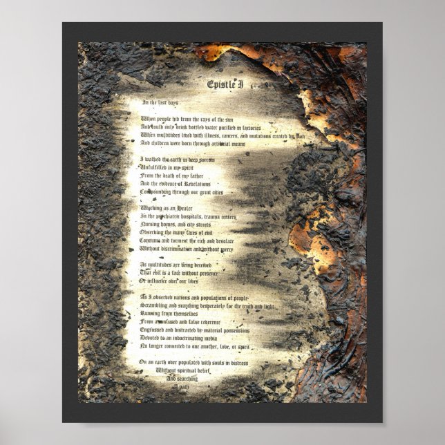 Epistle I Poster (Framsidan)