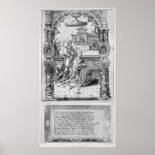 Epitaph av Margaret av Österrike Poster